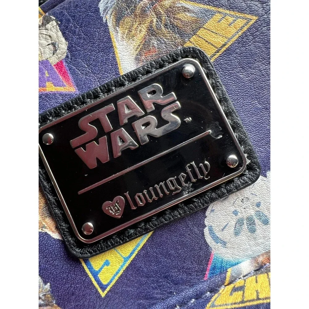 Loungefly Star Wars Blue and Black Backpack Leather